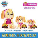 汪汪队立大功（PAW PATROL）汪汪队玩具毛绒全套狗狗玩偶公仔男女孩玩具旺旺队 经典款-天天公仔【需选尺寸】 小号-坐高15.2CM