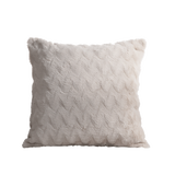 【9成新】蓝铂 仿兔绒抱枕 50*50cm