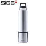 希格（SIGG）SIGG不锈钢真空双层保温杯大容量户外运动暖水杯保温瓶 1000ml本色瓶+瓶套