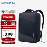 新秀丽（Samsonite）商务通勤双肩包电脑包16英寸男士背包大容量书包出差旅行包轻便