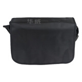 HVJC 单肩挎包工具包作业做日常黑色牛津布斜挎包30*24*8