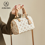 奥康（Aokang）包包女包托特单肩包经典复古斜挎包手提包生日礼物送女友送老婆 BG703004-米白色