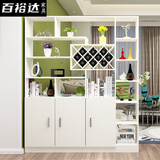 百裕达酒柜客厅隔断柜鞋柜装饰柜餐厅屏风柜置物架现代简约玄关柜门厅柜 两门款 包安装