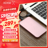 小盘(XDISK)1TB USB3.0移动硬盘Q系列2.5英寸 樱花粉 高速金属8.9mm超簿便携文件数据备份存储稳定耐用