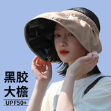 杜森纳（DUSENNA）夏季户外遮阳帽防晒帽女贝壳帽空顶帽子女渔夫帽防紫外线太阳帽