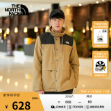 北面（The North Face）【经典款】防风夹克男女同款防泼水外套户外保暖春季上新|81NO PLX/卡其色 M/170