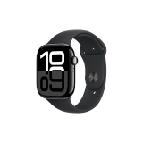 【99成新】AppleWatch Series 10 蜂窝款46毫米亮黑色铝金属表壳黑色运动型表带M/L MWYK3CH/B