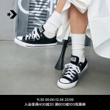 匡威（Converse）官方 All Star男女经典低帮帆布鞋黑色101001 101001/黑色 35