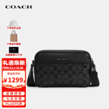 蔻驰（COACH）奢侈品送男友男士PVC配皮单肩斜挎包C4149【品牌授权直供】