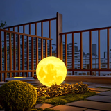 林爵（LINJUE）月亮灯室外草坪灯户外别墅庭院灯月球灯防水花园氛围装饰露台灯 接电款直径30CM-三色光