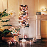 酷依宝发光地飘气球桌飘支架生日派对装饰女神节店铺开业周年场景布置