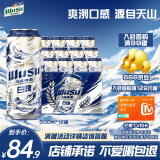 乌苏啤酒（wusu）天山清爽白啤 精选阿克苏小麦 500ml*12罐整箱装