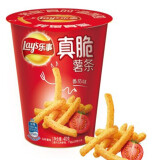 乐事（Lay's）真脆薯杯真脆薯条三兄弟原味番茄味膨化食品美味圣诞双旦休闲零食 番茄味40g