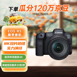 佳能（Canon）EOS R5 8K微单相机 L级24-105标准镜头套装 旗舰型全画幅专业微单