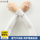 玖慕（JIUMU）冰丝防晒袖套儿童冰袖防紫外线套袖手袖男童女童护袖护手臂套
