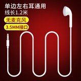 飚声（BIAOSHENG） 单边单线带麦带话筒有线耳机入耳塞式驾驶员老司机开车专用手机左耳右耳耳塞 1.2米-【3.5MM接口】-无麦版