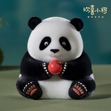 铜师傅《熊猫宝宝》花花和叶萌兰欢喜小将 可爱大国宝周边 公仔工艺礼品 熊猫和花