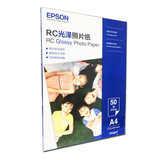 爱普生（EPSON）RC光泽照片纸6英寸/4R/20张A4照片纸 RC光泽照片纸 A4/50张 C13S450387