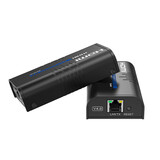 朗强（LENKENG） 朗强LKV373A-4.0HDMI网络延长器120米转rj45传输器1发多收 发射器+接收器 套装 LKV373A