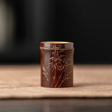 哲明 老煤竹盖置 手工雕刻盖托雕刻竹盖置茶壶盖紫砂盖架烟熏老竹 老煤竹盖置（竹子）