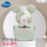 迪士尼（Disney）宝宝防摔枕头部保护垫婴儿学步枕夏季透气儿童走路防撞神器护头帽 透气清新绿