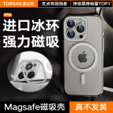 图拉斯支点壳D1s【冰环磁吸】 适用苹果15promax手机壳iphone15pro支架壳15超薄全包透明防摔男女款 iPhone15ProMax-6.7英寸 【MagSafe磁吸】隐形支架+超薄超透