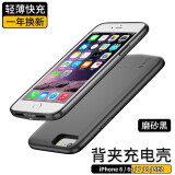 赫扬 适用苹果背夹电池充电宝16/15/14/13/12/11/8/x移动电源快充大容量全包软边超薄一体手机壳无线便 苹果6/6S/7/8/SE2（轻薄快充大容量）