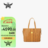 MCM Liz女士干邑色中号双面购物袋托特包子母包 MWPAAVI02CO001