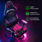 雷蛇（Razer）水神电竞椅 电脑游戏舒适人体工学椅子 记忆棉头枕 4D扶手 黑色