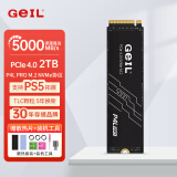 GEIL金邦P4固态硬盘PCIE4.0台式机SSD笔记本台式机电脑M.2(NVMe协议)高速ps5主机游戏存储盘M2 P4L PRO 2T 5000MB/S TLC颗粒