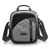 QUEENJOY男女休闲户外运动背包竖款斜挎包女包旅游小包男包单肩背包 黑色