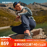 迈乐（Merrell）男女款户外越野徒步鞋MOAB GTX防水透气防滑抓地耐磨登山鞋 J035799灰-3 GTX男款 45