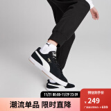 彪马（PUMA）官方【滑板鞋】男低帮经典复古百搭运动轻便透气板鞋SUEDE356414 黑色-白色-03 39