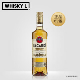 百加得（Bacardi）Bacardi朗姆酒 烘焙用提拉米苏烘焙酒  自由古巴基酒 750mL 1瓶 金朗姆