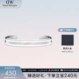 丹尼尔惠灵顿（DanielWellington）dw手镯银色时尚饰品百搭dw男女开口生日礼物女DW00400008