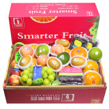 伶俐果匠（SMARTER FRUIT）大礼盒10斤混合组合新鲜水果送礼蓝莓苹果进口牛油果礼品A3