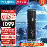 Crucial英睿达 美光T705 Pro 1TB SSD固态硬盘 M.2接口(NVMe PCIe5.0*4)读速13600MB/s 台式机笔记本硬盘