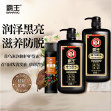 霸王首乌洗发水防脱发育发亮泽固发洗发露1000ml*2+护发素450g*1