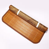 卢太太凉席枕套夏天碳化枕头套披片枕片枕席凉席枕披光滑枕头席子单个 凉席竹套冰藤1个装不含枕芯 40*60厘米