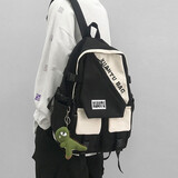 丛林鸟 书包初中男中学生ins潮酷高中时尚潮流小学生背包涂鸦双肩包