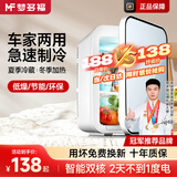 梦多福车载冰箱小型迷你小冰箱宿舍家用办公室车家两用母乳便携制冷藏箱