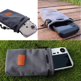 BNT适用DJI大疆御3收纳包mavic3手提防水安全箱配件御2pro单肩背包盒 御3遥控器绒布收纳袋加厚款