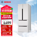 博世（BOSCH）【云朵白玻璃门】484升嵌入式家用无霜保鲜对开多门四门双循环电冰箱KME48S20TI 以旧换新