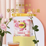 立顿日养花草养生茶包 人参枸杞菊花青柑茶红豆薏米荷叶茶玫瑰茶 【淡斑焕颜补气血】玫瑰莓果红茶7包（21g）