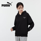 彪马（PUMA）加绒保暖加厚卫衣女装秋冬款上衣套头衫外套 534397-01 M码