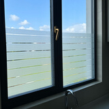 索乐特宽百叶贴纸~·厨房玻璃贴磨砂窗户窗贴阳台防窥视防走光条纹贴纸 宽条纹(左边的数值表示高） 90x150cm