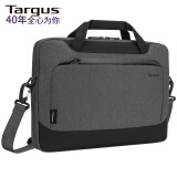 TARGUS泰格斯单肩电脑包14英寸商务公文包手提包时尚斜挎包男女 灰 926