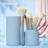 苒珂拉12支化妆刷套装眼影散粉刷高光唇刷子软毛正品眉刷遮瑕刷化妆刷子 12支蓝月光化妆刷+刷桶 1件