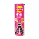 乐事（Lay's） 无限薯片零食休闲食品104g罐装膨化食品一口吃N片大挑战 鲜浓番茄味104g