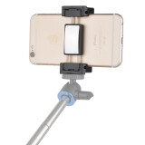 百诺（Benro）MH2B 自拍杆三脚架固定支架 通用手机固定夹 折叠便携带反光镜